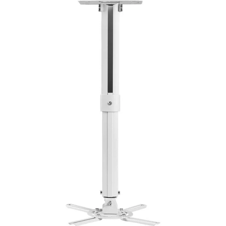 Universal Projektor Deckenhalterung, 360° schwenkbar und 90° neigbar, Tragfähigkeit bis 13,6 kg, verstellbare Länge 210–540 mm