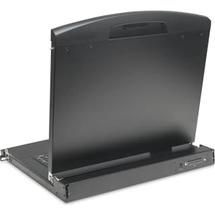 Digitus 19" HD TFT KVM-Konsole, 16-Port VGA KVM-Switch mit US-Tastatur, Schwarz – Bild 8