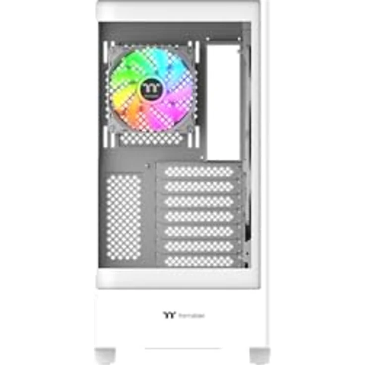 Thermaltake View 290 TG ARGB, Mid Tower Chassis mit Tempered Glass, weiß, kompatibel mit Micro ATX, ATX und Mini ITX, erweiterbar auf bis zu 9 Lüfter – Bild 2