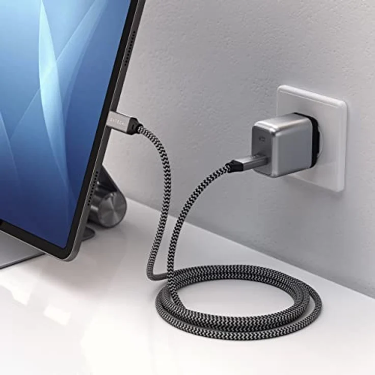 SATECHI USB4 auf USB-C Kabel für USB Typ C Geräte – 30 Zoll/80 cm – Für M2/ M1 MacBook Pro/Air, M2/ M1 iPad Pro/Air, M2 Mac Mini, iMac M1 und mehr – Bild 5