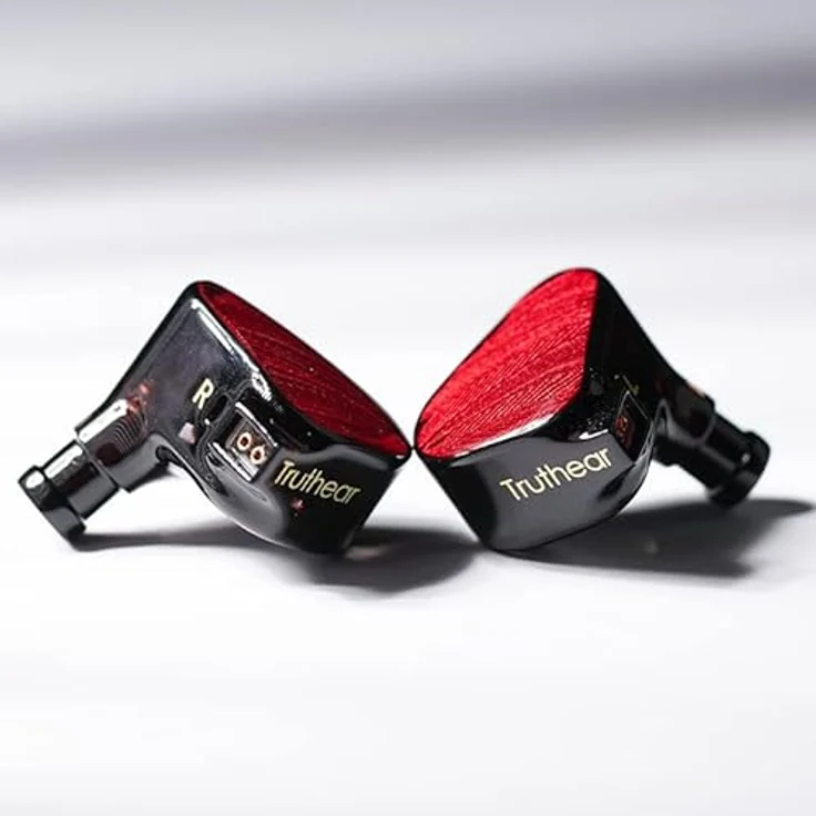 TRUTHEAR TRUTHEAR Zero, kabelgebundene In-Ear-Kopfhörer mit dynamischen Treibern und 3D-Drucktechnologie, rot – Bild 4