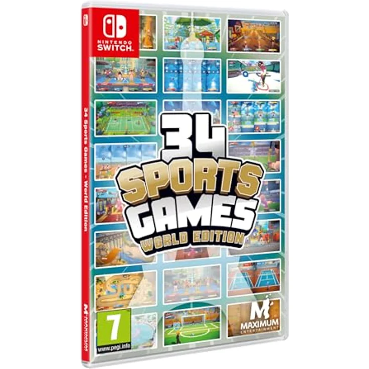 Maximum Entertainment 34 Sports Games World Edition Switch (SP), Action-Spiele für Nintendo Switch mit 34 Sportarten, verbessert und angepasst – Bild 2