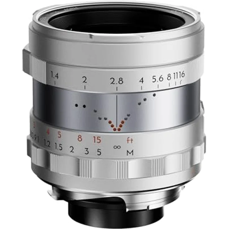 THYPOCH Simera 28mm f1.4 ASPH. Objektiv für Leica M Mount - Silber, große Blendenöffnung f1.4, Naheinstellgrenze 0.4 m – Bild 4