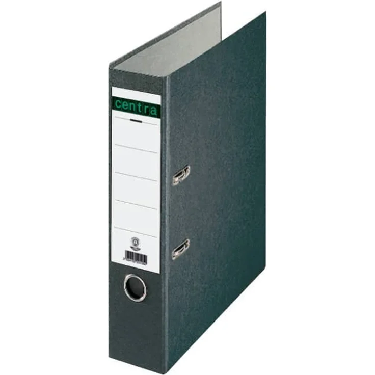 LEITZ Aktenordner CENTRA Ordner Standard 220105 mit Schlitzen A4 breit schwarz, für ca. 600 Blatt (80g/m²) - Preisvergleich – Bild 1