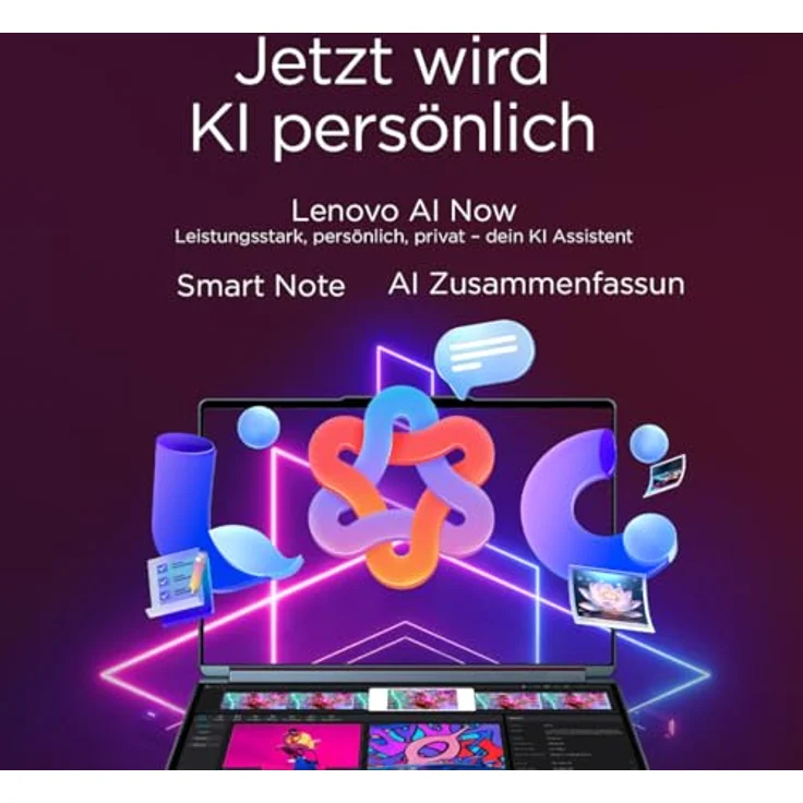LENOVO Yoga Book 9 14IAH10, 14 Zoll Hybrid Laptop mit Intel® Core™ Ultra 285H, 32 GB RAM, 1 TB SSD, Touchscreen, Türkis – Bild 10