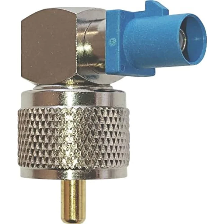 Stabo WINKELSTECKER PL-FAKRA-Z Male 00524, PL-Stecker für CB-Funkgeräte, schwarz