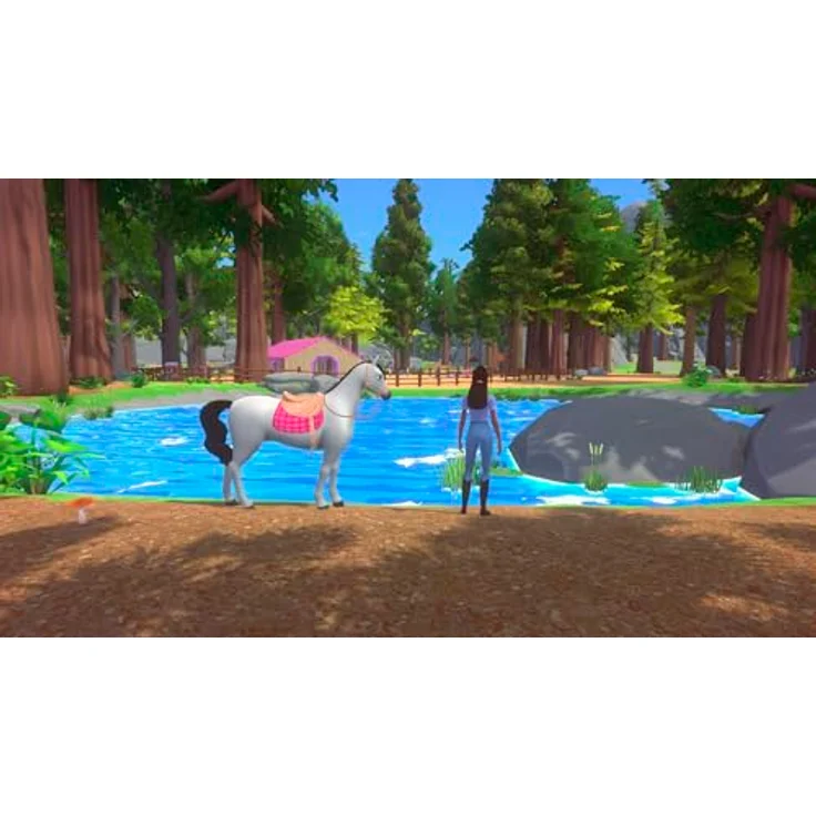 Outright Games Barbie: Reitwege - PS4, offene Welt Spiel mit Pferdef Pflege und Wildtierfotografie – Bild 3