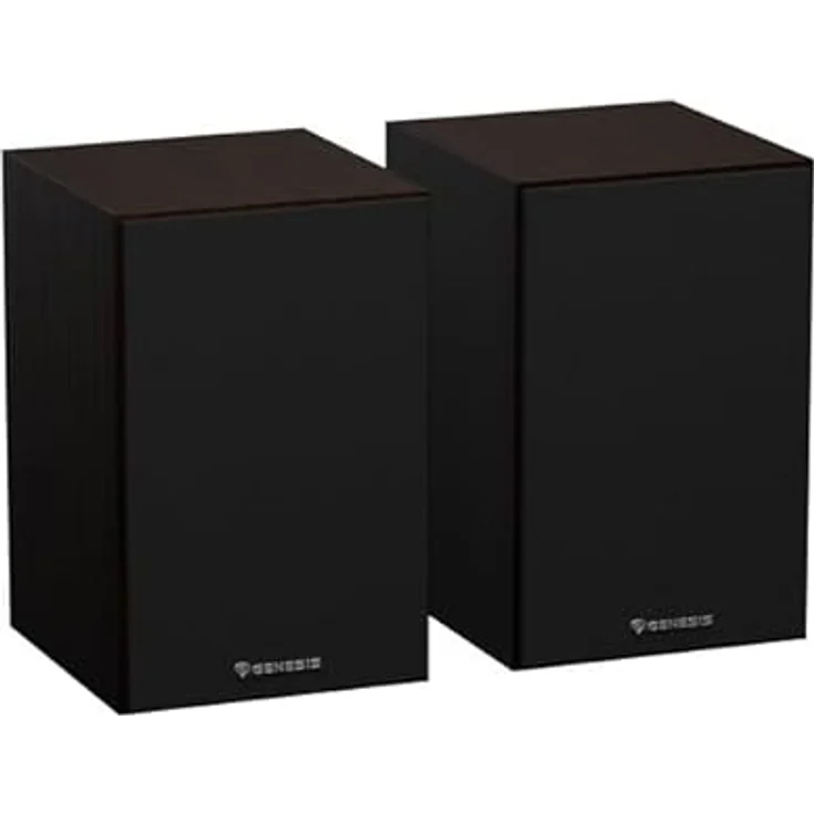 Genesis Arsen 302BT, Bluetooth Lautsprecher 2.0 mit 20W RMS, MDF Holzgehäuse, Bassreflex, Höhen- & Lautstärkeregler, Schwarz – Bild 4