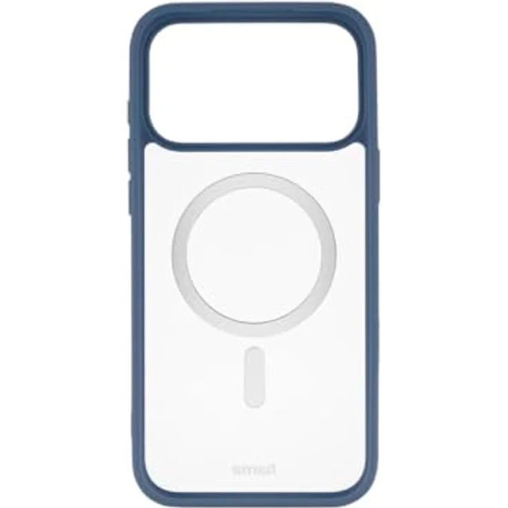 Hama Handyhülle für iPhone 17 Pro Max und MagSafe, magnetisches Case mit Kantenschutz, Kameraschutz, rutschhemmender Oberfläche, durchsichtig/blau – Bild 3