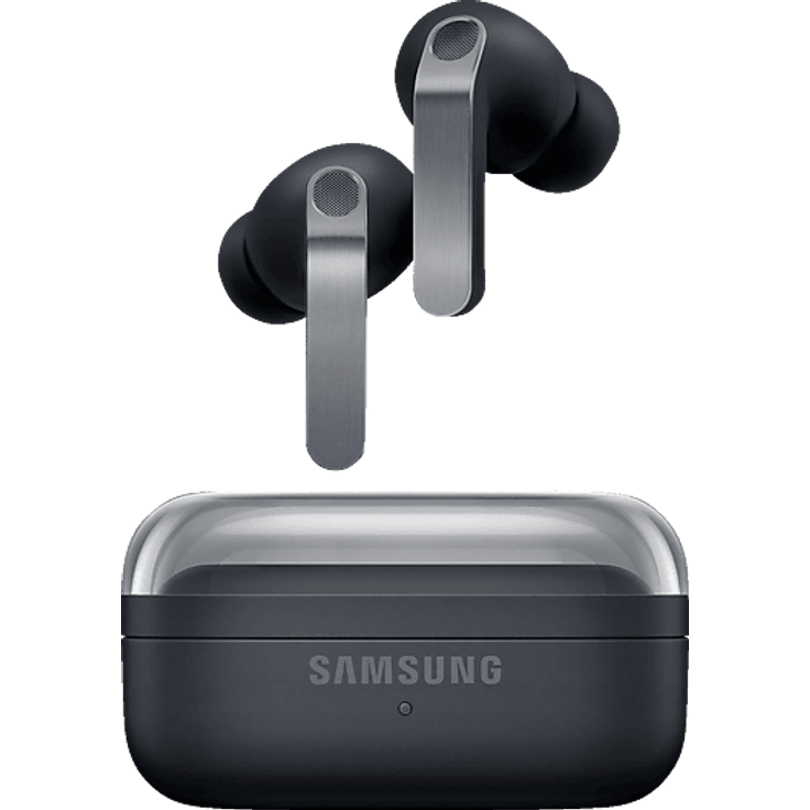 SAMSUNG Galaxy Buds4 Pro, In-ear Kopfhörer mit Adaptive ANC, 7 Stunden Wiedergabezeit, Bluetooth, Schwarz