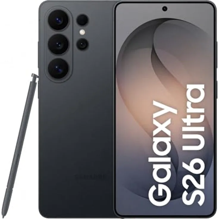 Samsung Galaxy S26 Ultra AI Smartphone, Android-Handy ohne Vertrag, 256 GB Speicher, Black