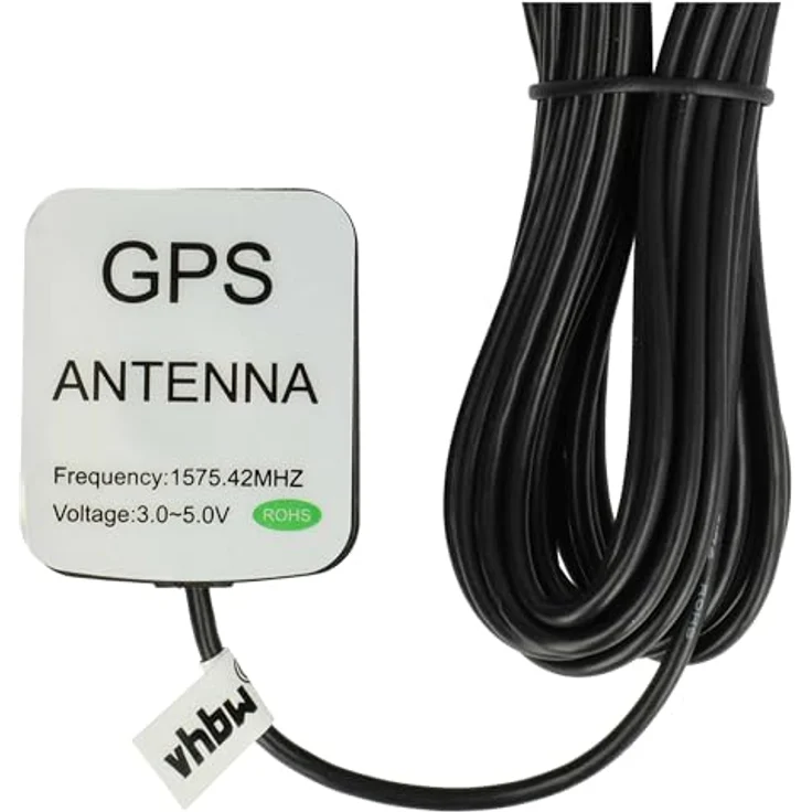 vhbw GPS Antenne für Ford MCD, MFD, MFD2, 5m Kabel, SMB-Anschluss, schwarz, hoher Empfang – Bild 5