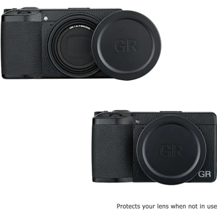JJC Metall Objektivdeckel für RICOH GR IIIx/GR III/GR II, schützt vor Kratzern und Staub, aus Premium-Aluminium-Legierung, leichte Bauweise mit EVA-Innenseite – Bild 5