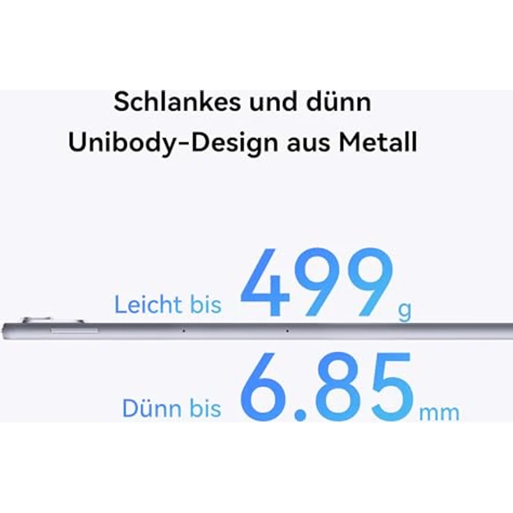 HUAWEI MatePad 11,5 Zoll Tablet, 6+128GB, abnehmbares Keyboard, 2.2K Auflösung, 120 Hz Bildwiederholfrequenz, Metall Unibody-Design, Notes, Space Gray – Bild 4