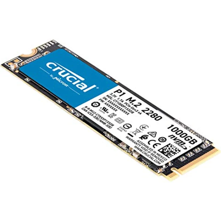 Crucial P1 1TB CT1000P1SSD8 Internes SSD-bis zu 2000 MB-s (3D NAND, NVMe, PCIe, M.2) – Bild 7