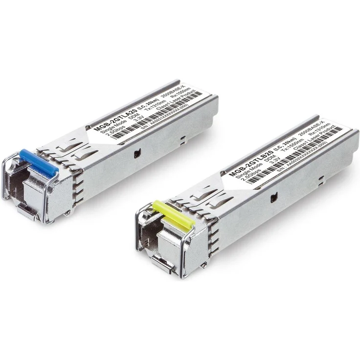 Planet MGB-2G SFP Transceiver TX: 1550nm RX: 1310nm, DDM, Silber, 2,5Gbps, bis zu 20 km Reichweite