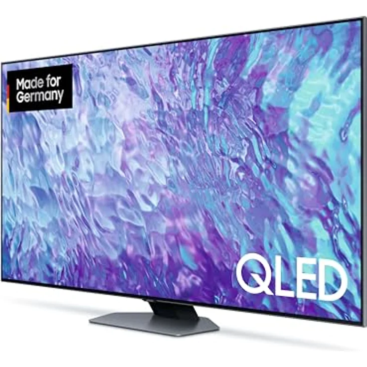 Samsung QLED 4K Q80C 55 Zoll Fernseher (GQ55Q80CATXZG, Deutsches Modell), Smart-TV, Direct Full Array, Neural Quantum Prozessor 4K, Real Depth Enhancer [2023] – Bild 2