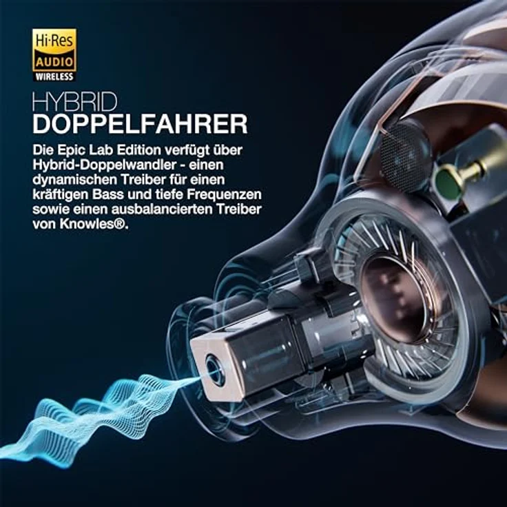 Jlab Epic Lab Edition TWS Earbuds Black Bluetooth 5.3, IP55 schweiß- und staubdicht, 56h Spielzeit – Bild 2