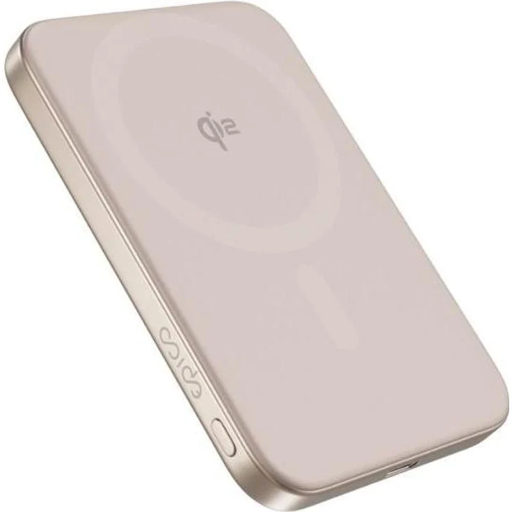 Epico UltraPack EM51 Slim Mag+ Power Bank, 5000 mAh, 15W kabellos, Aluminiumgehäuse, MagSafe & Qi2 kompatibel, dünnes Design