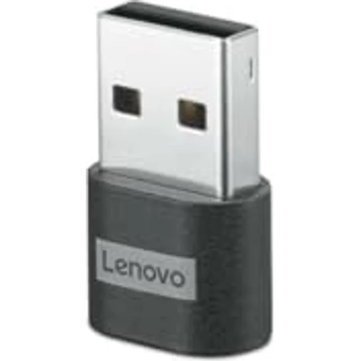 Lenovo Cable Gender Changer USB-C auf USB-A, Adapter in Schwarz, 4X91C99226