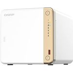 Qnap TS-462-2G, 4 Bay NAS (Intel® Celeron® N4505 2-Core/2-Thread Prozessor, Turbo bis zu 2,9 GHz, 2,5GbE) 8TB Bundle mit 4x2TB WD RED Plus HDDs