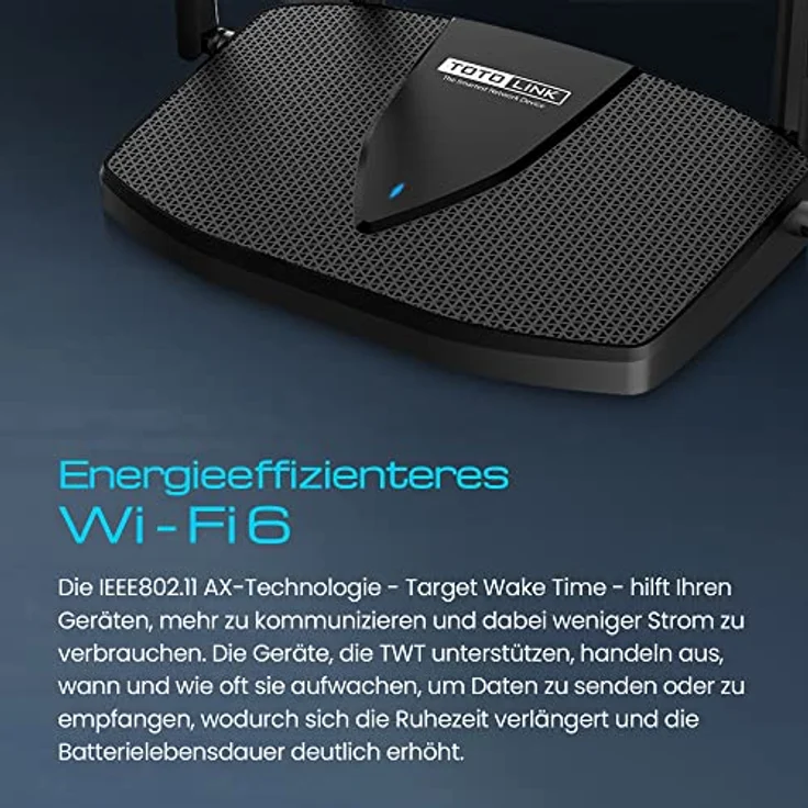 TOTOLINK X5000R WLAN Router AX1800 OpenWrt Router WiFi 6 Dual Band 1201 Mbit/s 5 GHz, 574 Mbit/s 2.4 GHz 1800 Mb/s 4X GIGABIT LAN Port 1000Mb/s WiFi Router MU-MIMO IPTV OFDMA WPA3 4 Betriebsarten – Bild 4
