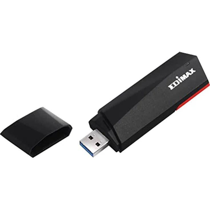 Edimax EW-7822UMX, Netzwerkadapter USB 3.2 Gen 1, Dual-Band AX1800 Wi-Fi 6, schwarz – Bild 2