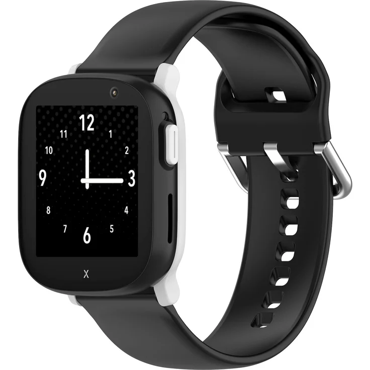 Wigento Silikon Armband für Xplora X6 Play / X6 Children, schwarz - Atmungsaktives und verstellbares Zubehör für aktiven Komfort