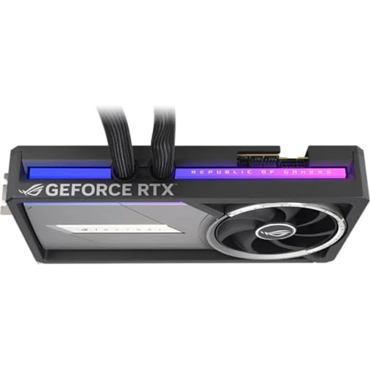 ASUS ROG Astral LC GeForce RTX 5090 32GB GDDR7 OC Edition Gaming Grafikkarte mit All-in-One-Flüssig-CPU-Wasserkühlung, Nvidia DLSS4, PCIe 4.0, DP 2.1b, 360mm AIO-Kühler - Schwarz – Bild 5