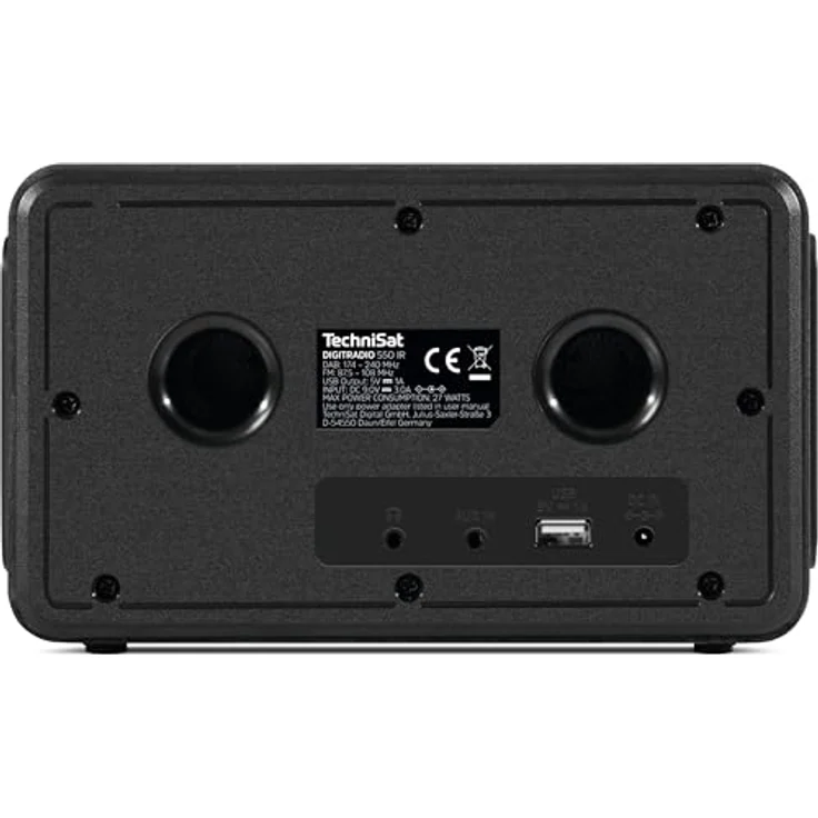 TechniSat DIGITRADIO 550 IR - Stereo Internetradio (DAB+, UKW, WLAN, Bluetooth, App-Steuerung, Wecker), schwarz – Bild 3