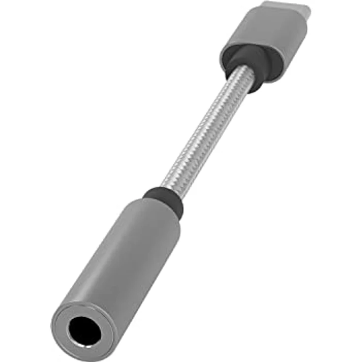 TERRATEC Adapter Connect C50, USB-C auf 3,5mm Klinke, silber, geeignet für Kopfhörer und Audiogeräte – Bild 1