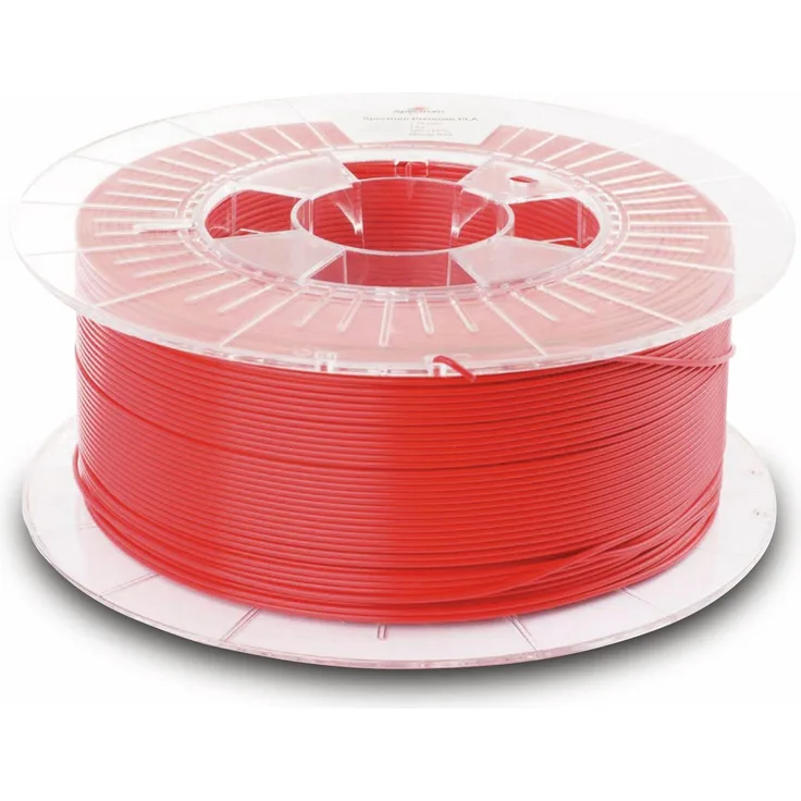 Spectrum Filament Premium PLA, 1.75 mm, 1000 g, biologisch abbaubar, für FDM/FFF-3D-Drucker, Rot