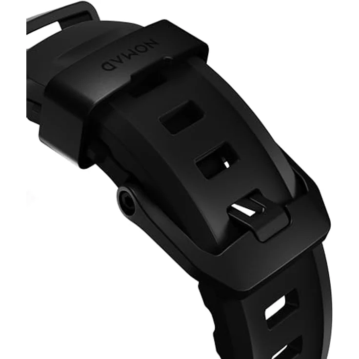 NOMAD Rocky Point Band für Apple Watch 42/44/45/49 mm, leistungsstarkes wasserfestes Uhrenarmband in Carbon Black mit leichtem und atmungsaktivem Design – Bild 4