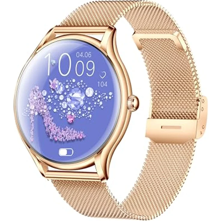 VALDUS VL55 PRO (2025) Gold, Gesundheitsuhr Smartwatch mit AMOLED Display, Telefoniefunktion, Schlankes Leichtgewicht – Bild 2