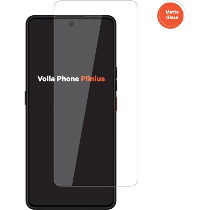 Volla Glass Plinius - Mat, Displayschutzfolie mit anti-reflektierender Beschichtung für Volla Phone Plinius