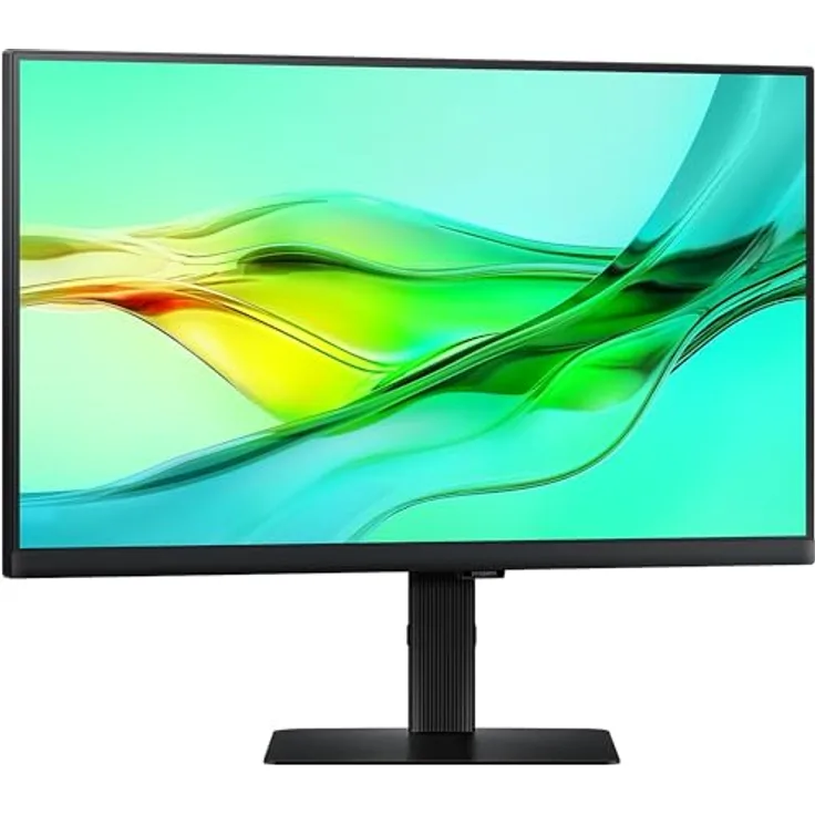 Samsung ViewFinity S6 S60UD, 24" QHD IPS Monitor mit 2560 x 1440, 100Hz, 5ms, ergonomisch höhenverstellbar, USB-C und KVM-Switch