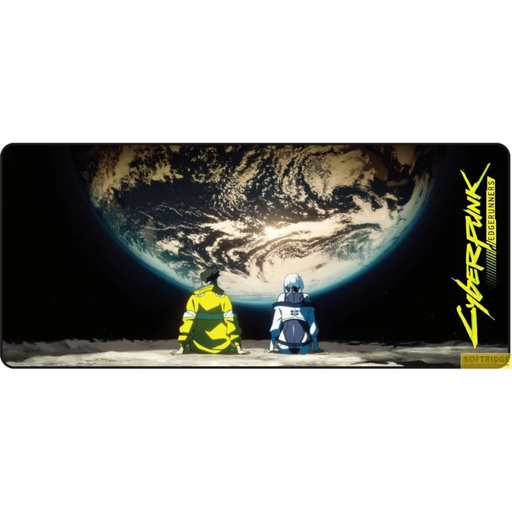 DEVplus Cyberpunk Edgerunners Moon (XXL), Mausmatte, Schwarz – Bild 1