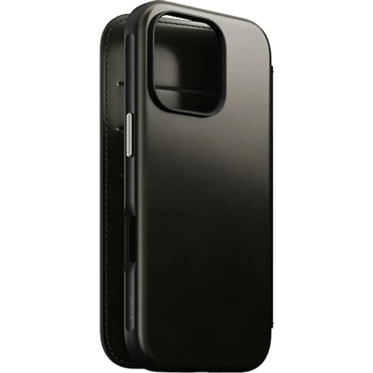 Nomad Leather Folio für iPhone 16 Pro, grüne Lederhülle mit Kartenfächern und MagSafe-Kompatibilität – Bild 3