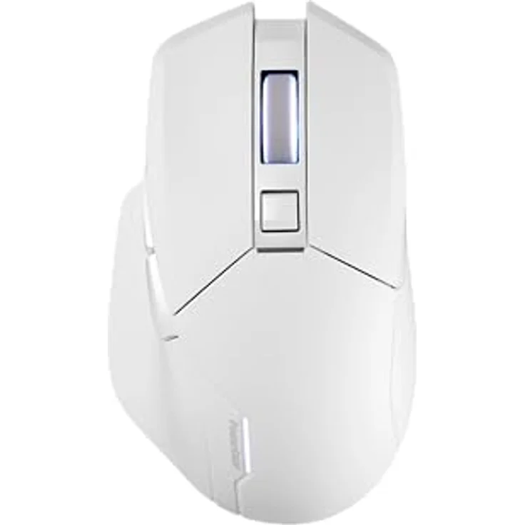 PowerColor ALPHYN AM10 Kabellose Gaming-Maus, Weiß, 26.000 DPI, PAW3395-Sensor, RGB-Beleuchtung, 6 Tasten, Bluetooth und 2,4-GHz-Dongle – Bild 2