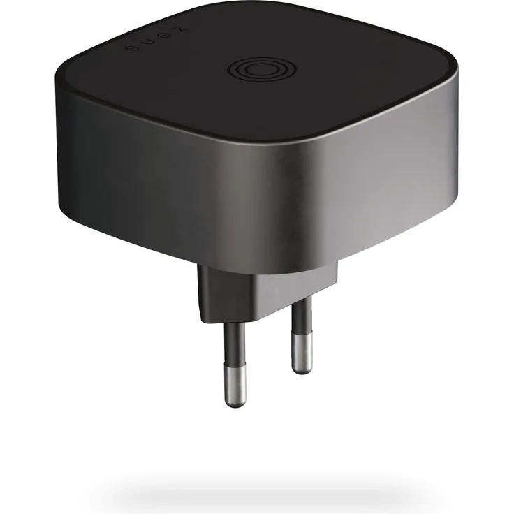 Zens Magnetischer Wireless Charging Adapter für EU-Steckdosen Induktions-Ladegerät (15 Watt Ausgangsleistung, Ideal für Reisen) in Schwarz und Weiß