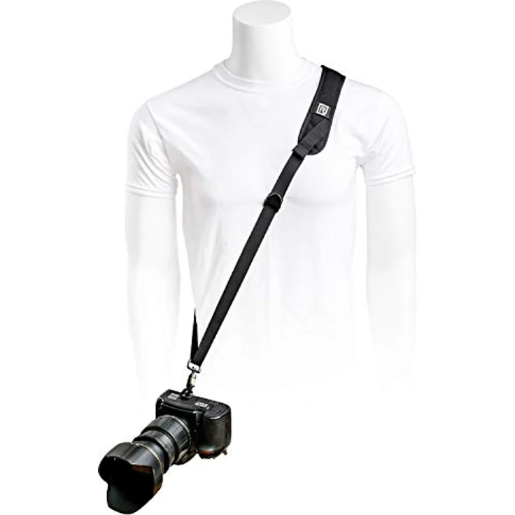 BlackRapid Metro Camera Sling - Original Kameraschlinge mit Schulterpolster aus Nylon und Duraflex-Schnalle, Schwarz – Bild 1