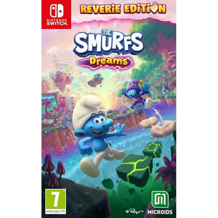 MICROÏDS The Smurfs: Dreams - Reverie Edition - Switch, Nintendo Switch Game mit schlumpfhaftem 2-Spieler-Erlebnis