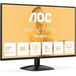 AOC 27B31H 27 Zoll Full HD Monitor, 120 Hz, Adaptive Bildsynchronisation, 1 ms Reaktionszeit, schwarz
