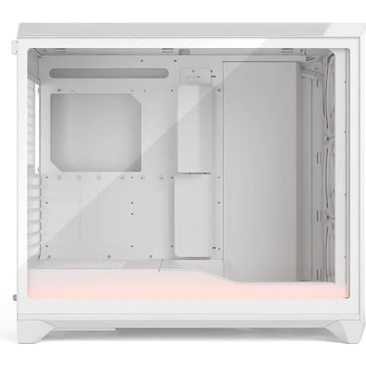 Fractal Design Meshify 3 XL Ambience Pro RGB PC Gehäuse, Big-Tower in Weiß, E-ATX, Tempered Glass, integrierte RGB-Beleuchtung, 3x 140-mm-RGB-Lüfter, Grafikkartenlänge bis 512 mm – Bild 3