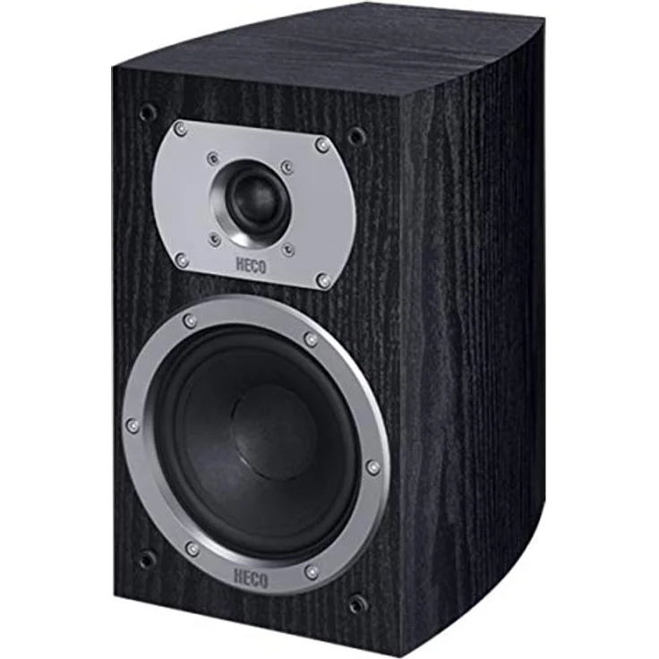 Heco Victa Prime 202 , 2 Wege Heimkino- und Stereo-Regallautsprecher , 1 Paar, Farbe:Schwarz Regallautsprecher - 65 Watt - schwarz – Bild 2