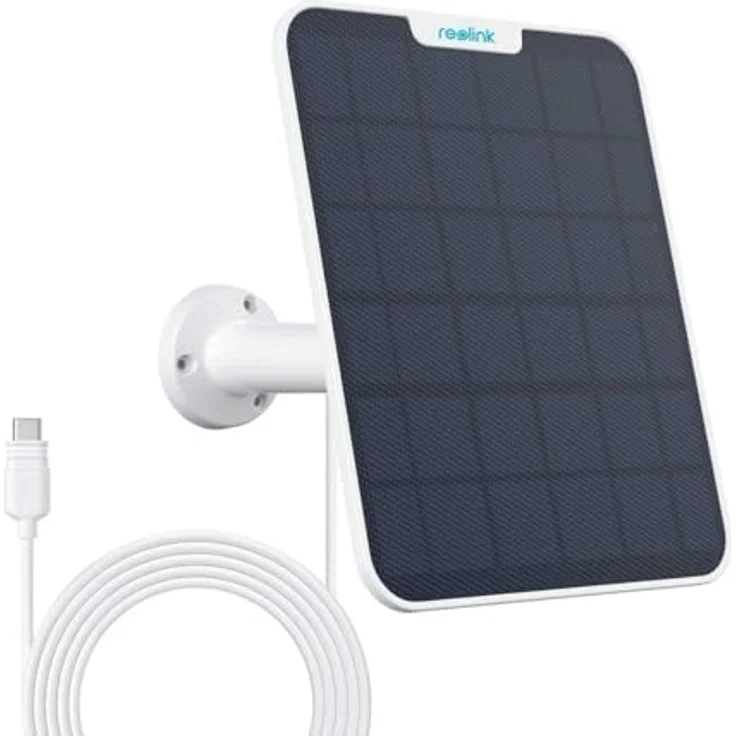 Reolink Solarpanel 2 (Netzwerkkamera Zubehör), Wandmontage mit 360° Flexibilität, wetterfest – Bild 3