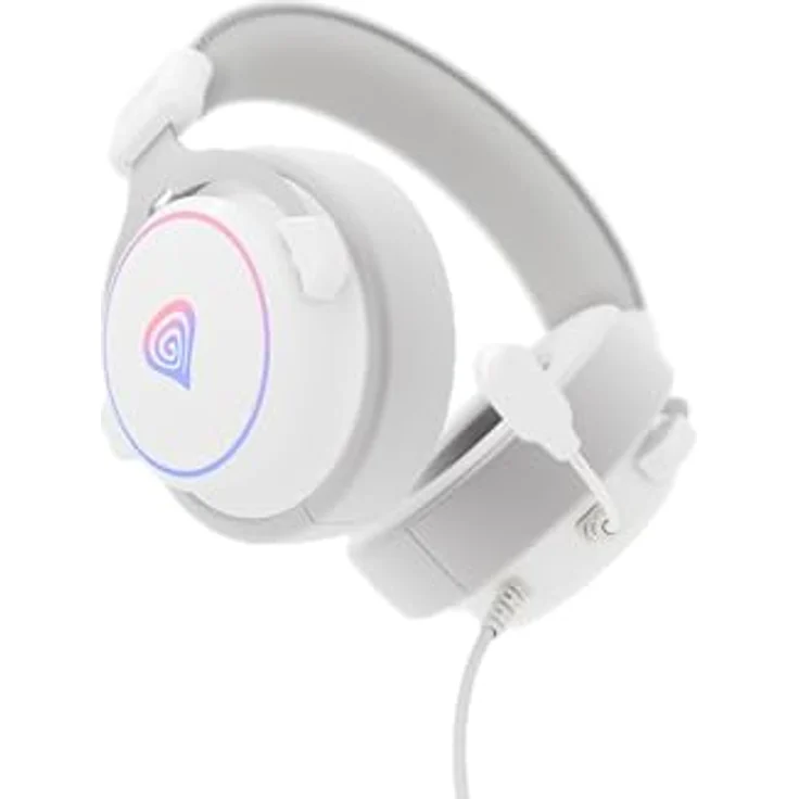 Genesis Neon 764 Gaming Kopfhörer, Kabelgebunden, 20 - 20000 Hz, 425 g, Weiß – Bild 7