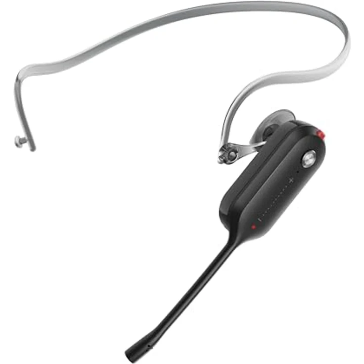 Yealink WH63 E2, konvertierbares schnurloses Mono DECT-Headset mit Basisstation, UC-zertifiziert, bis zu 185 m Reichweite, diverse Trageoptionen – Bild 3
