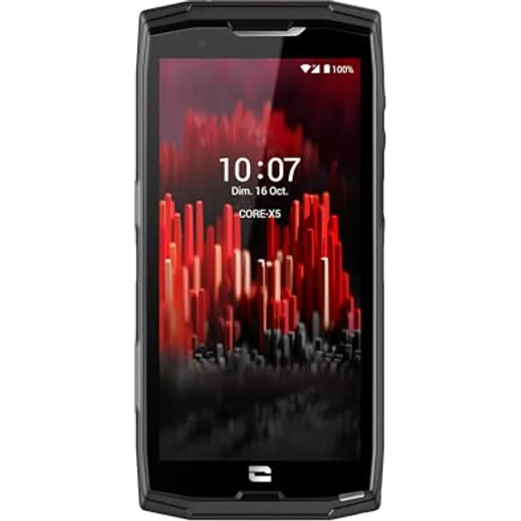 CROSSCALL : Core-X5 Smartphone ohne SIM-Lock, 4G+ (Display: 5,45 Zoll – 128 GB – Dual Nano-SIM – Android 11 – 48 MP) schwarz