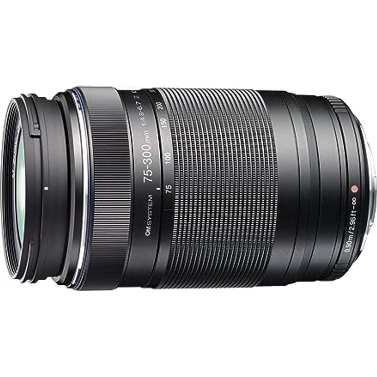 OM SYSTEM M.Zuiko Digital ED 75–300 mm f/4.8-6.7 II, Telezoom-Objektiv für Micro-Four-Thirds, Schwarz, kompakt und leicht mit schnellem Autofokus – Bild 1